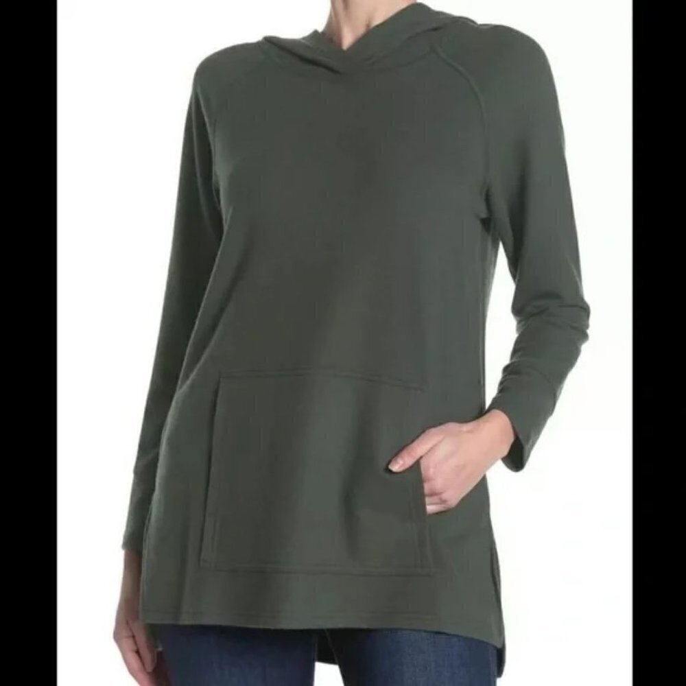 NWT Melloday Butter Soft Kanga Green Pullover Hoodie Pocket Size Small